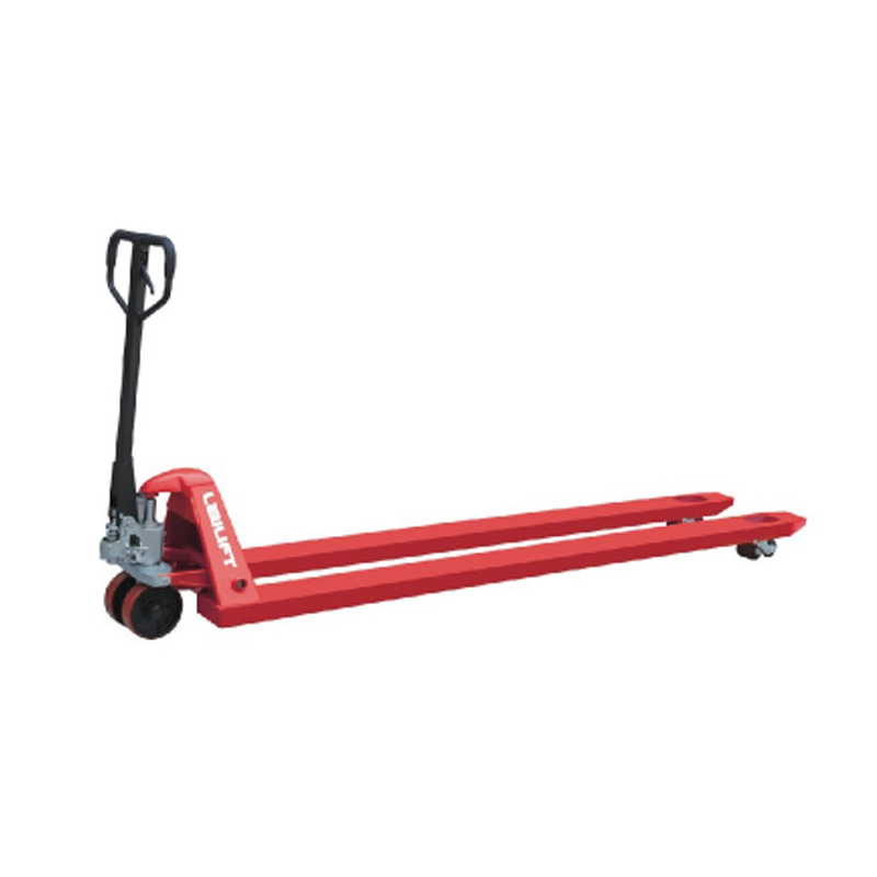 Extra-Long Fork Manual Pallet Jack